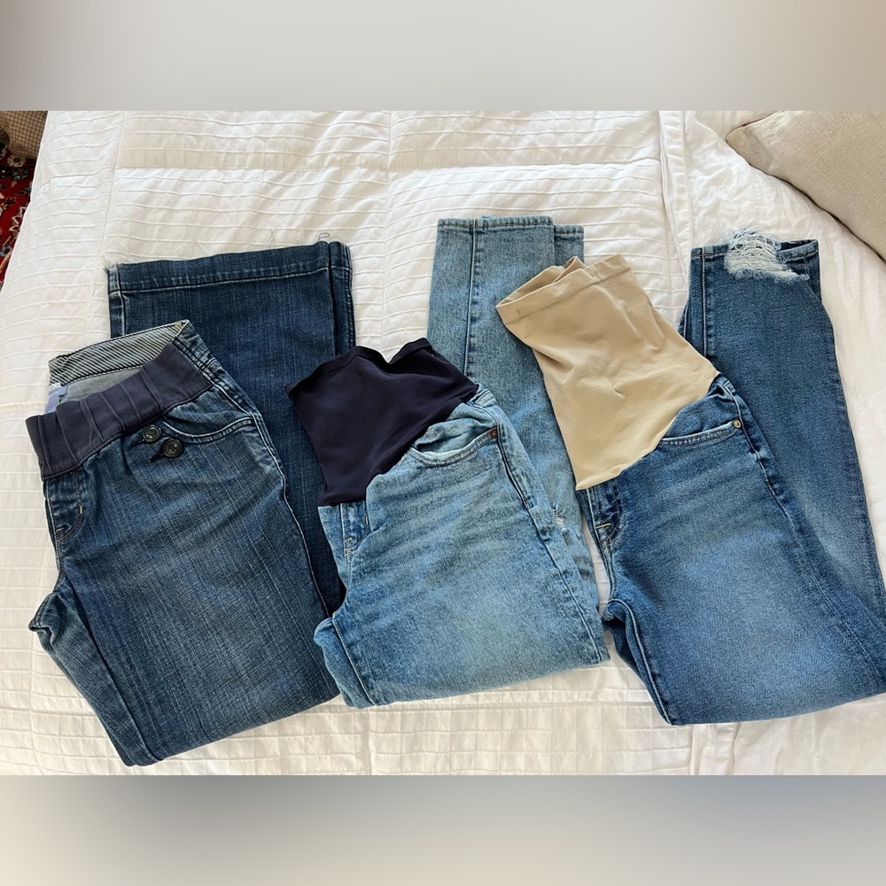Maternity Jeans - 7 For All Mankind, Gap and Old Navy